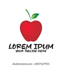 Apple logo design concept. Fast Apple Creative Technology Logo vector template. Icon symbol