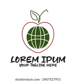 Apple logo design concept. Fast Apple Creative Technology Logo vector template. Icon symbol