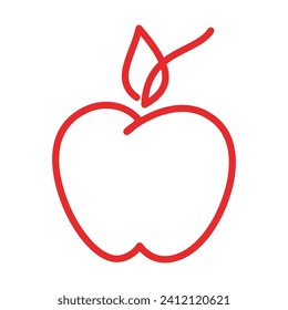 Apple logo design concept. Fast Apple Creative Technology Logo vector template. Icon symbol