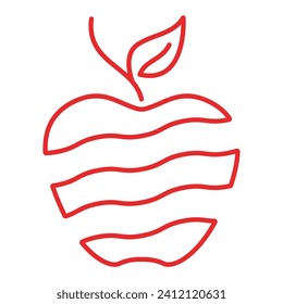 Apple logo design concept. Fast Apple Creative Technology Logo vector template. Icon symbol