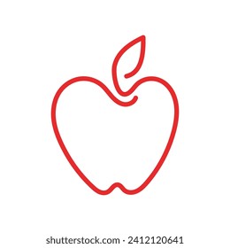 Apple logo design concept. Fast Apple Creative Technology Logo vector template. Icon symbol