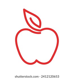 Apple logo design concept. Fast Apple Creative Technology Logo vector template. Icon symbol