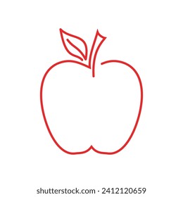 Apple logo design concept. Fast Apple Creative Technology Logo vector template. Icon symbol