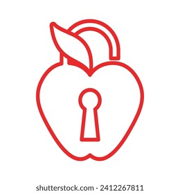 Apple logo design concept. Fast Apple Creative Technology Logo vector template. Icon symbol