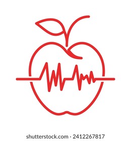 Apple logo design concept. Fast Apple Creative Technology Logo vector template. Icon symbol