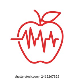 Concepto de diseño del logotipo de Apple. Plantilla vectorial del logotipo de la tecnología creativa de Apple rápida. Símbolo de icono