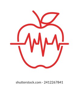 Apple logo design concept. Fast Apple Creative Technology Logo vector template. Icon symbol