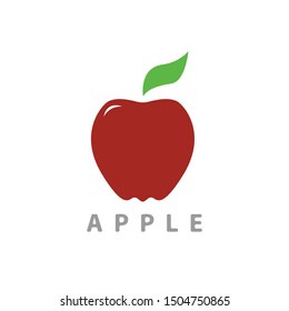 apple logo design simple vector