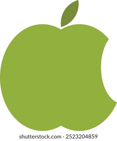 design do logotipo da apple e ilustração vetorial 