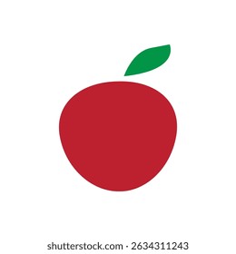 apple logo icon illustration flat