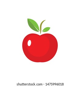 Apple logo icon vector illustration design template