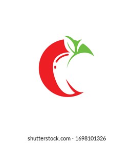 Apple logo icon vector illustration design template