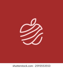Apple Logo – A simple apple logo representing health, nature, and freshness.
