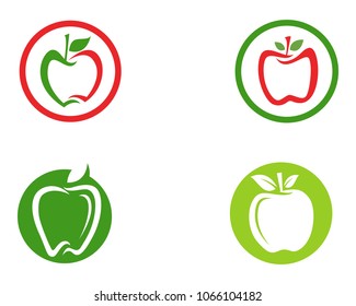Apple logo and symbols vector illustration icons app