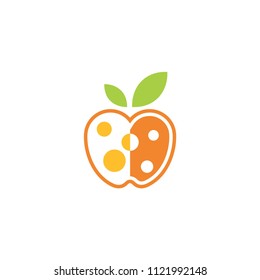 Apple logo template 