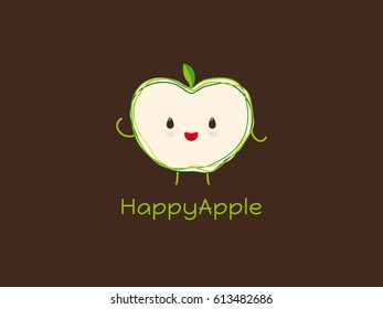 Apple logo template