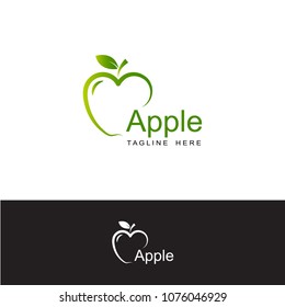 Apple Logo Template Design Vector