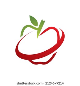 Apple logo template icon design