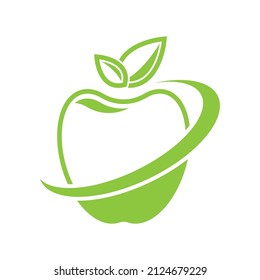 Apple logo template icon design