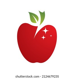 Apple logo template icon design