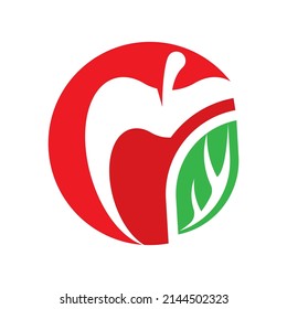 Apple logo template icon design