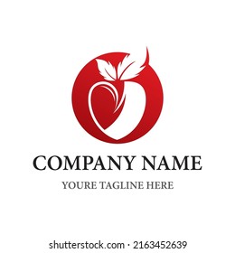Apple logo template icon design