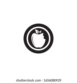 Diseño de ilustración de plantillas de logotipo de Apple