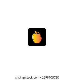 Apple logo template illustration design