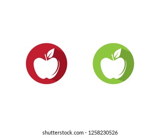 Apple  logo template vector  icon