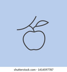 Apple logo vector. Apple icon. Apple illustration