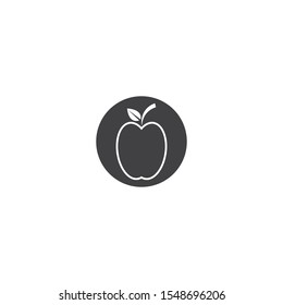 Apple logo vector illustration template