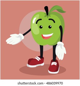 apple man illustration design