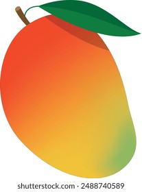 Icono de Vector de mango de Apple en diseño plano de moda