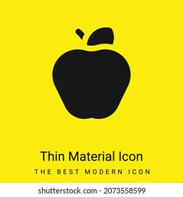 Apple minimal bright yellow material icon