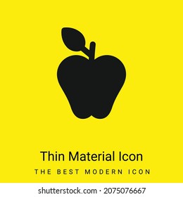 Apple minimal bright yellow material icon