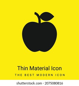 Icono de material amarillo brillante mínimo de Apple