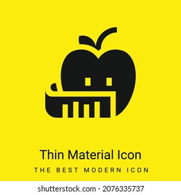 Apple minimal bright yellow material icon