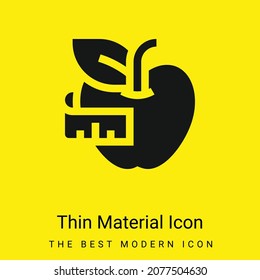 Apple minimal bright yellow material icon