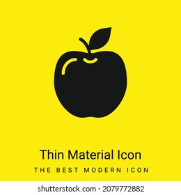 Apple minimal bright yellow material icon