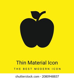 Apple minimal bright yellow material icon