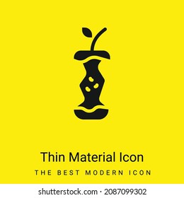 Apple minimal bright yellow material icon