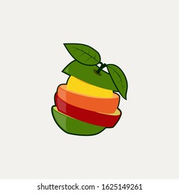 apple mix with lemon orange etc.