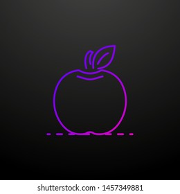 An apple nolan icon. Elements of food and drink set. Simple icon for websites, web design, mobile app, info graphics