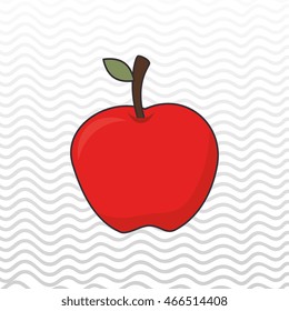 Apple, Nutritive food design, vector illustration eps10 graphic 