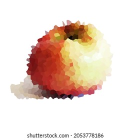 Mosaico de objeto de Apple. Ilustración del vector