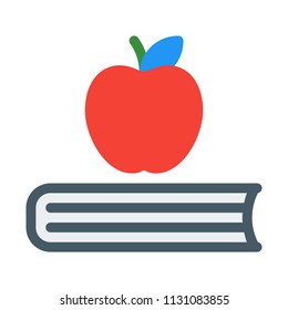 Apple on Book