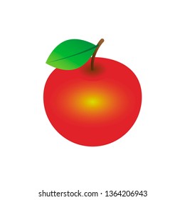 Apple on an isolated background