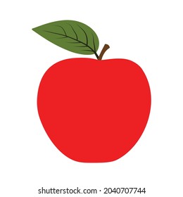 apple on a white background