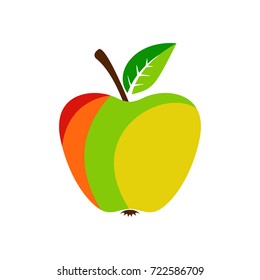 apple on white background