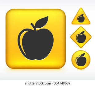 Apple on Yellow Multi Shape Buttons